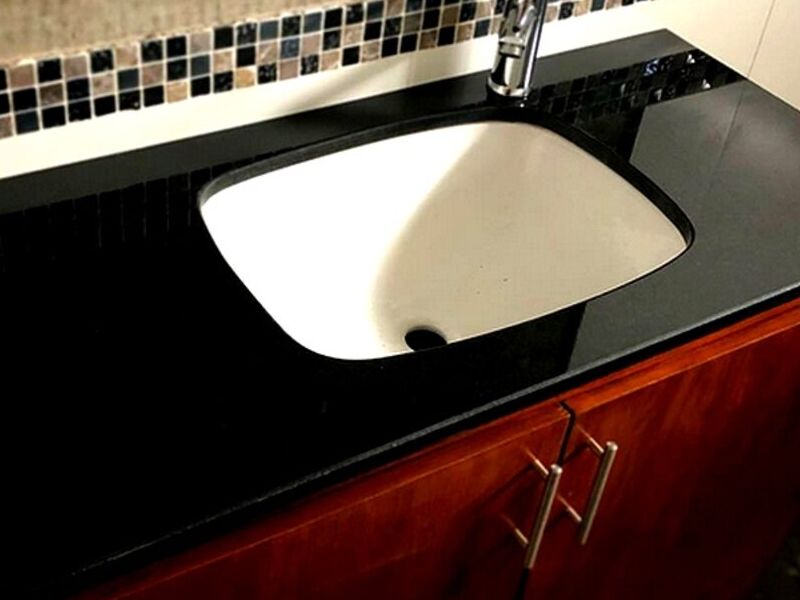 Sobre baño granito negro absoluto CARTAGO