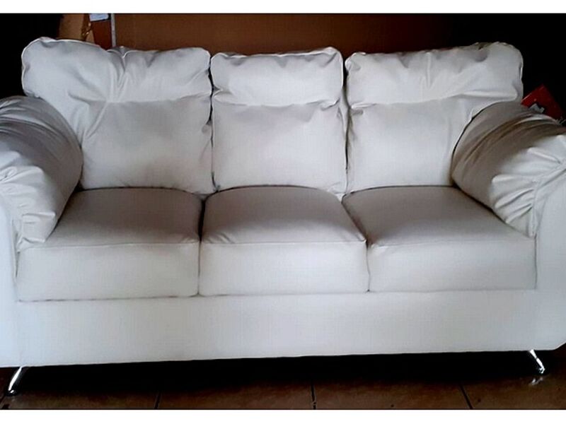 Sillón blanco 3 plazas SAN JOSÉ