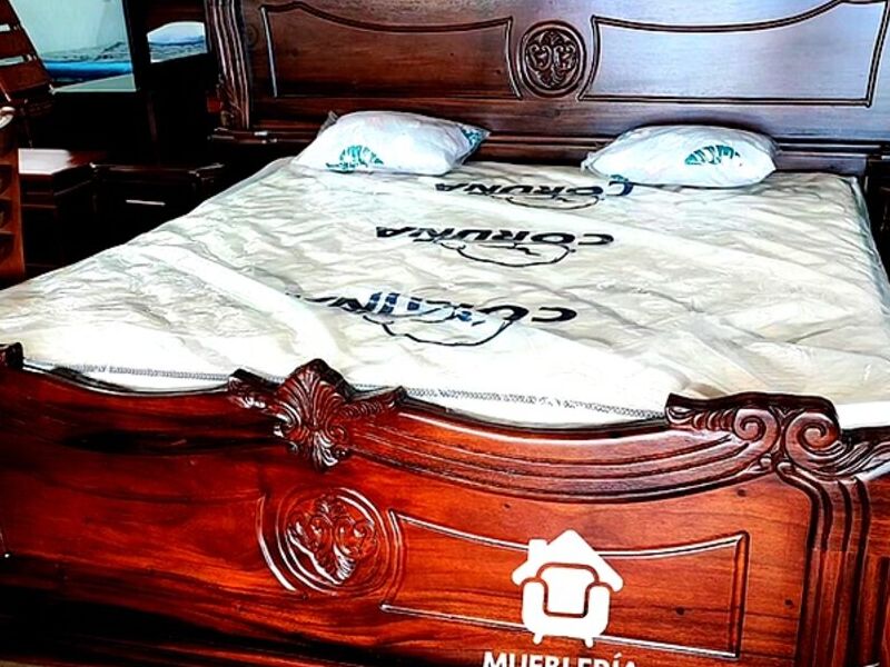Cama King madera cenízaro ALAJUELA