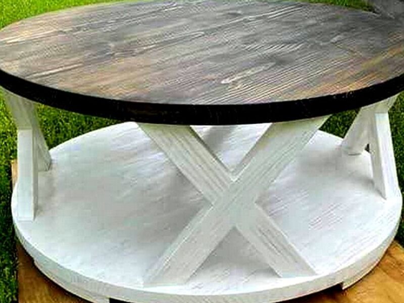 Mesa redonda madera maciza ALAJUELA