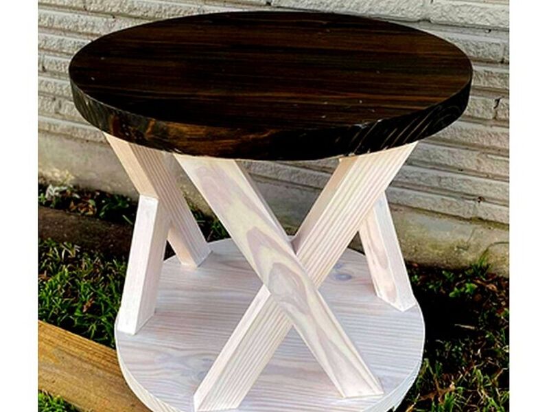Mesa auxiliar madera maciza ALAJUELA