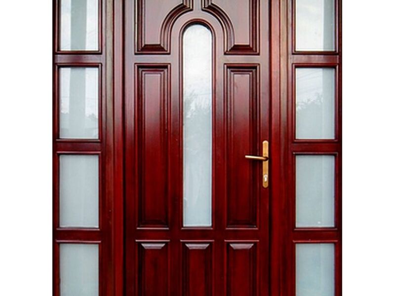 Puerta principal madera cedro SAN ISIDRO