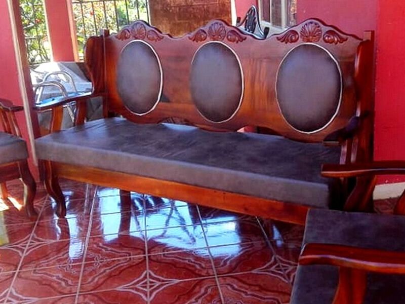 Juego medallón madera Guanacaste NARANJO