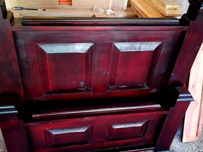 Cama madera cenízaro HEREDIA