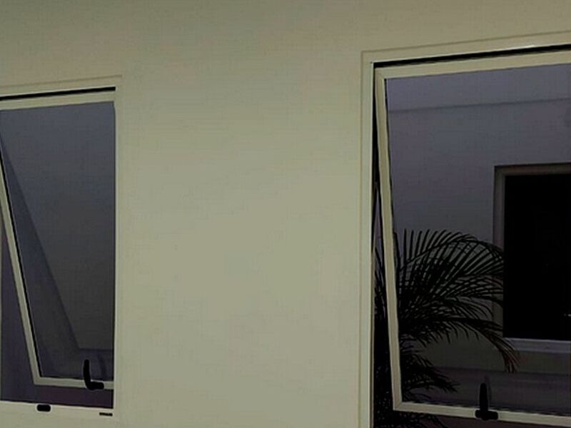 Ventanas ventilas aluminio blanco HEREDIA