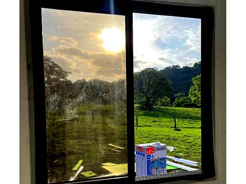 Ventanas akari vidrios fijos bronce GRECIA