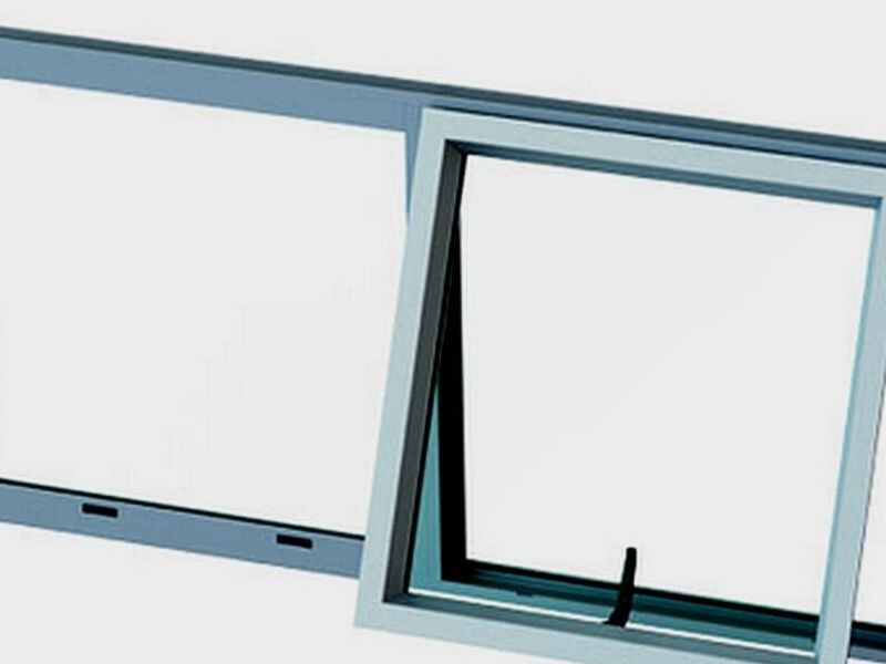 Ventana proyectable tipo ventila NARANJO