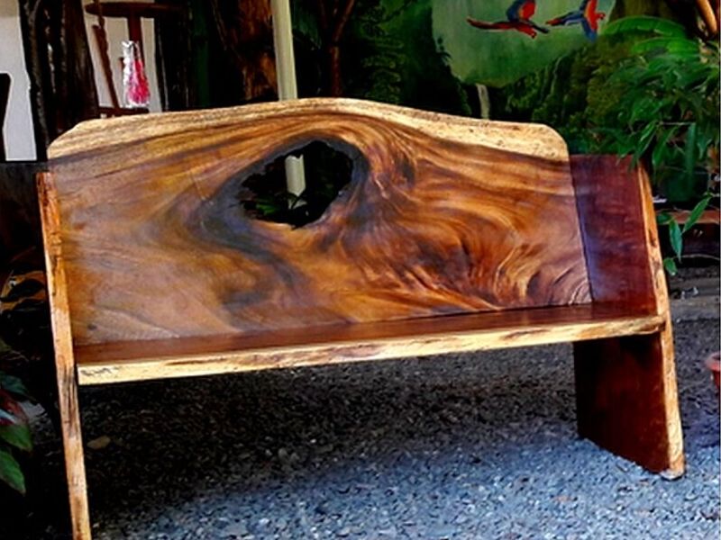 Banca madera Cenízaro HEREDIA