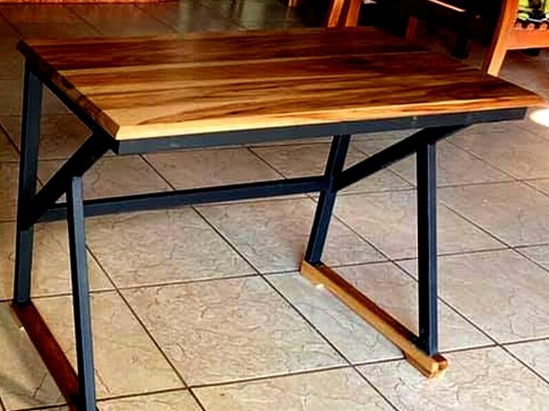 Escritorio madera - hierro SAN CARLOS