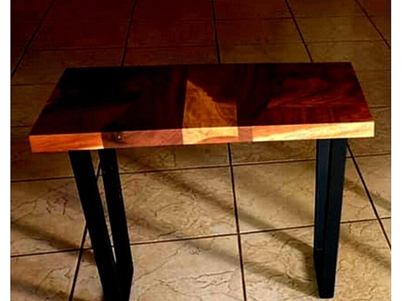 Mesa sala madera - hierro SAN CARLOS