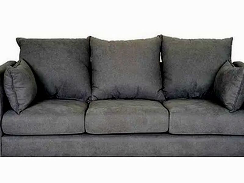 Sofá 3P Gris tela ALAJUELA