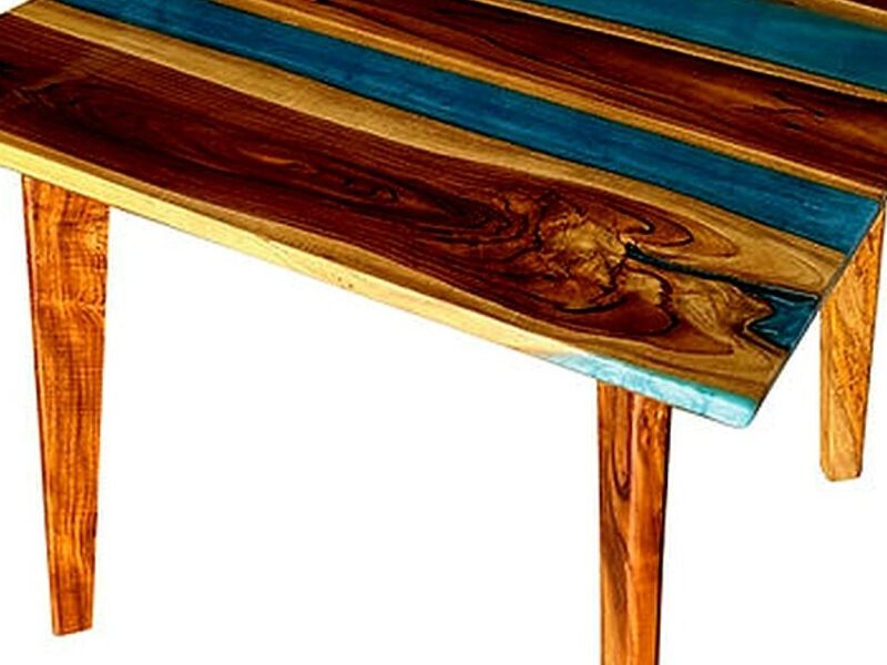 Mesa Comedor madera Teca Resina CARTAGO
