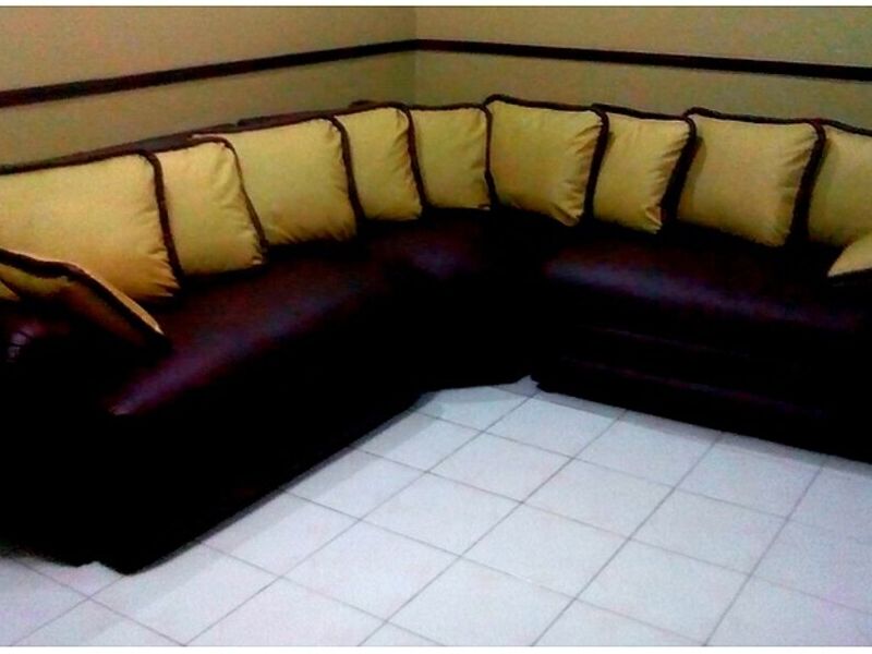 Sillón micro cuero café GRECIA