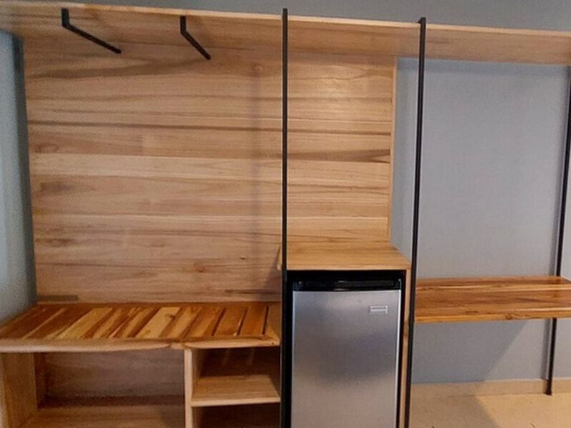 Closet hierro madera teca PALMARES