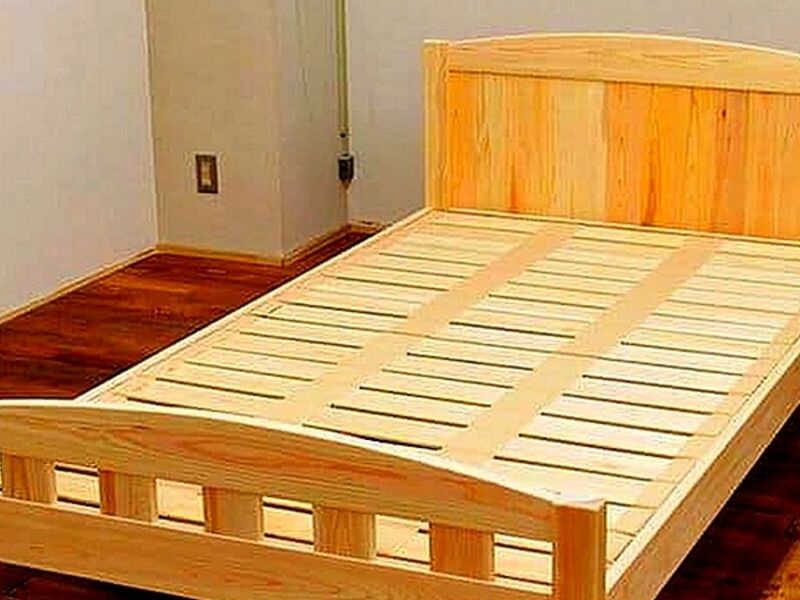 Cama madera color natural ALAJUELA